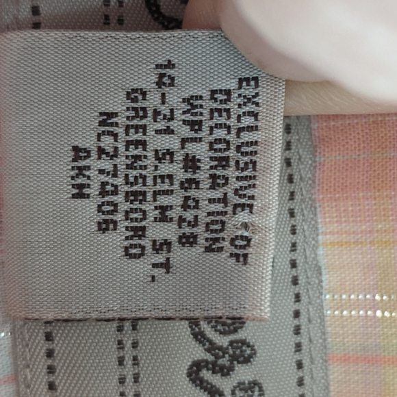 Wrangler Western Shirt Size Small Pearl Snap Short sleeve Pink Peach - Picture 7 of 10